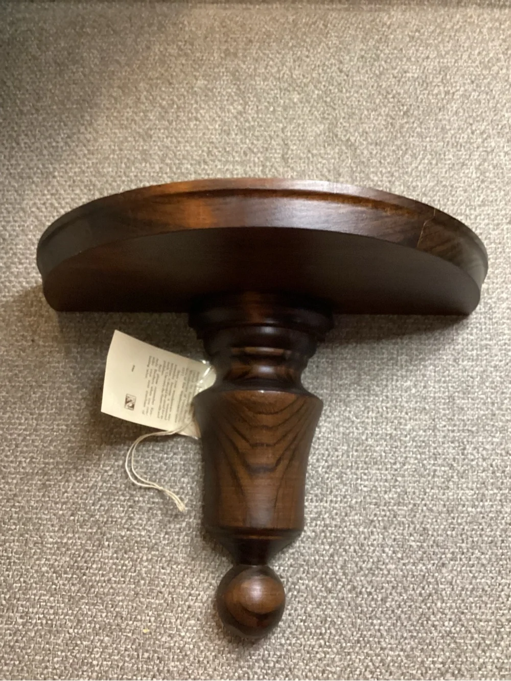 vintage Kennedy Brothers Woodenware wall-mounted wooden shelf